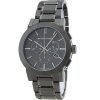 Burberry Men's BU9354 Large Check Gray Ion Plated Stainless Steel Watch