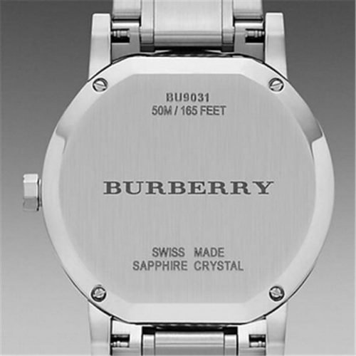 Burberry BU9031 Large Check Stamped Mens Watch