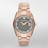 Emporio Armani AR6020 Rose Gold Grey Dial Men's Watch