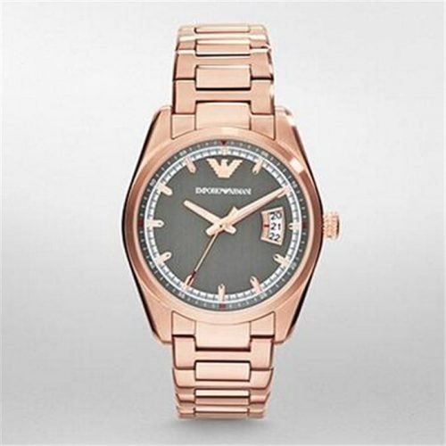 Emporio Armani AR6020 Rose Gold Grey Dial Men's Watch