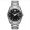 Emporio Armani AR6019 Mens Tazio Silver Steel Bracelet Watch