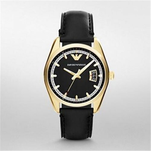 Emporio Armani AR6018 Sportivo Leather Mens Watch