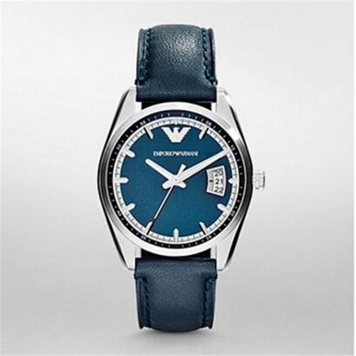 Emporio Armani AR6017 Sportivo Leather Mens Watch