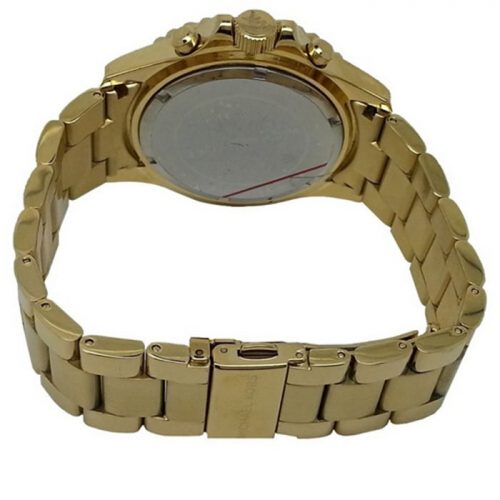 Michael Kors MK5849 Everest Runway Stainless Steel Gold Tone Chronograph Watch