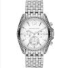 Michael Kors MK5834 Pressley Chronograph White Dial Stainless Steel Ladies Watch