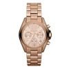 Michael Kors MK5799 Bradshaw Chronograph Rose Dial Rose Gold-tone Ladies Watch