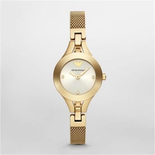 Emporio Armani AR7363 Classic Quartz Analog Gold Tone Stainless Steel Watch