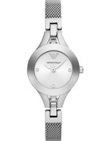 Emporio Armani AR7361 Classic Quartz Silver Dial Stainless Steel Watch