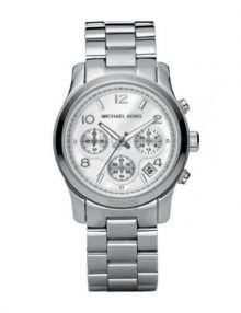 Michael Kors MK5304 Sliver Mother of Pearl Dial Ladies Runway Watch