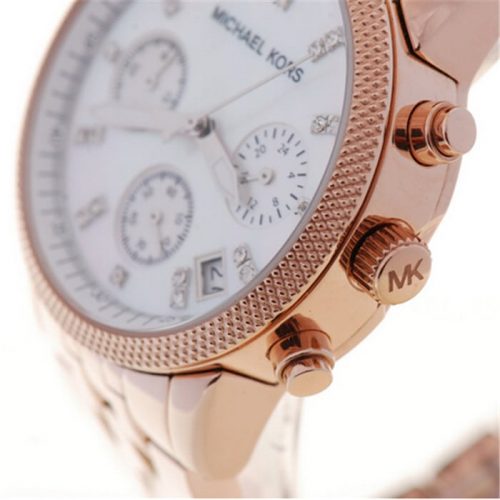 Michael Kors MK5026 Women's Camille Rose Gold Crystal Watch