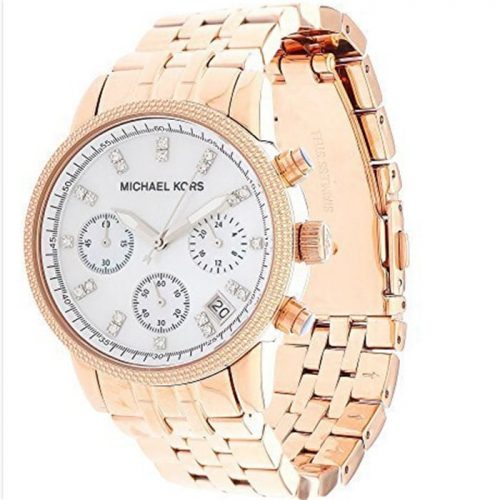 Michael Kors MK5026 Women's Camille Rose Gold Crystal Watch