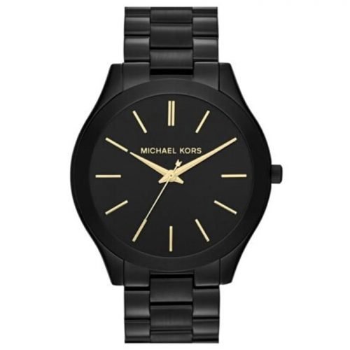 Michael Kors MK3221 Men's Slim Runway Black-Tone Stainless Steel Watch