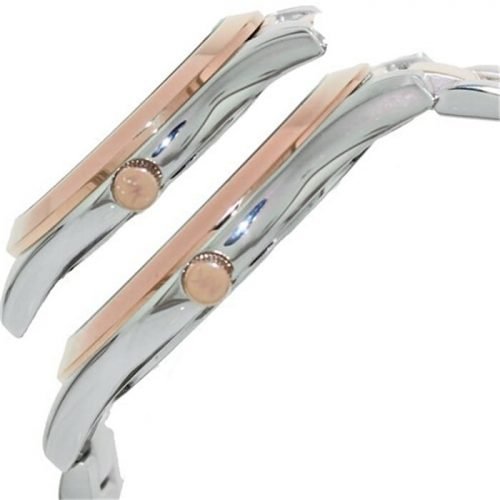 NEW Michael Kors MK3204 Silver Dial Two Tone Mens Womens Set Watch