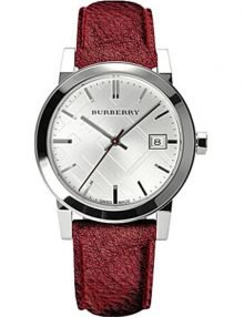 Burberry BU9123 Watch City Ladies - Silver Dial Stainless Steel Case Quartz Movement