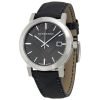 Burberry BU9030 Grey Dial Black Polyvinl Mens Watch