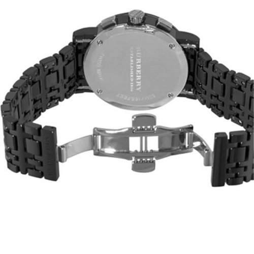 Burberry BU1771 Women's Ceramic Black Chronograph Dial Watch