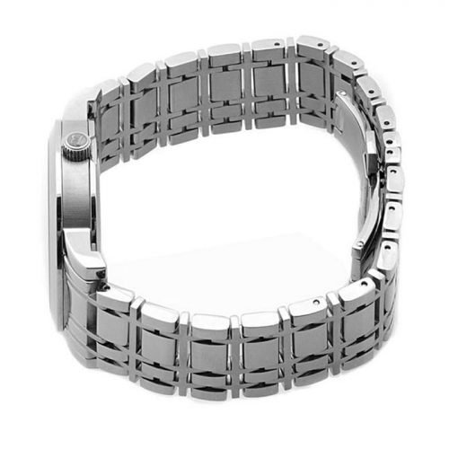 Burberry BU1350 Silver Dial Stainless Steel Case & Band Heritage Mens Watch