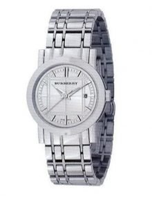 Burberry BU1351 Heritage Womens Silver Dial Stainless Steel Case & Band Watch