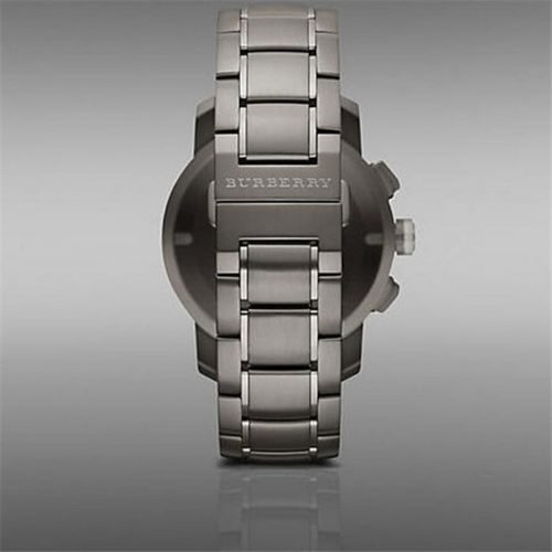 Burberry BU9801 Black Dial Stainless Steel Case Quartz Movement Mens Watch