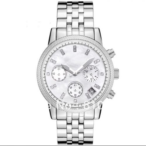 Michael Kors MK5020 Chronograph Mother of Pearl Dial Lady Watch