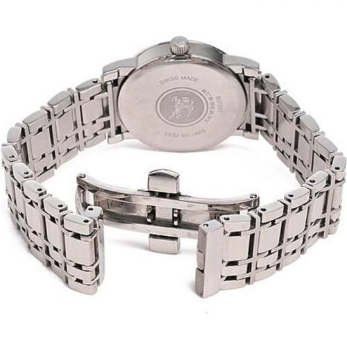 Burberry BU1391 Heritage Gents Brown Dial Stainless Steel Chronograph Watch