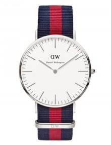 Daniel Wellington 0201DW Oxford Wrist Unisex Silver Dial Classic Steel Watch 40MM