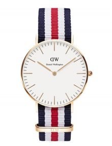 Daniel Wellington 0502DW Canterbury Women's Quartz Watch Classic Lady with Plastic Strap 36MM