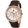 Scuderia Ferrari 0830190 Mens Gran Premio Analog Display Quartz Watch with Brwon leather Watch