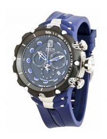 Invicta 14420 Men's Jason Taylor Reserve Chronograph Black Dial Blue Polyurethane Watch