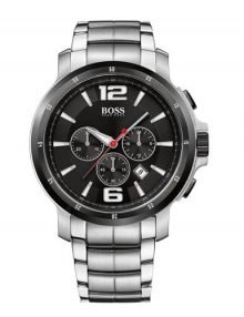 Hugo Boss Gents Stainless Steel Watch Chronograph Watch 1512446 $329.95 - designerswatch.Com