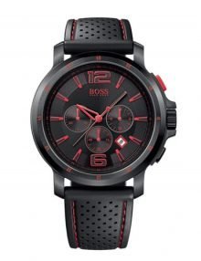 Hugo Boss Black Dial Rubber Strap Men's Watch 1512597 $219.95 - designerswatch.Com