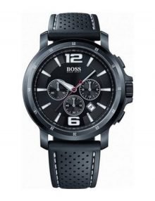 Hugo Boss Black Rubber Strap Mens Watch 1512630 $279.95 designerswatch.Com