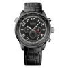 Hugo Boss Men's Black leather Strap Chronograph Watch 1512740 $329.95 - designerswatch.Com