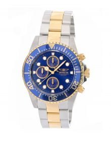 Invicta 1773 Pro Diver 18k Gold Ion Plated Blue Two Tone Mens Watch