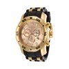 Invicta 17884 Men's Pro Diver Analog Display Swiss Quartz Black Watch