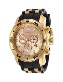 Invicta 17884 Men's Pro Diver Analog Display Swiss Quartz Black Watch