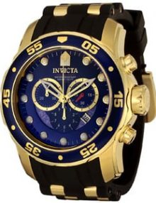 Invicta 6983 Men's Pro Diver Chronograph Watch Black/Blue