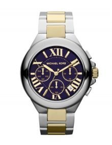Michael Kors Blue Dial Two Tone Ladies Watch MK5758 $159.95 - designerswatch.Com