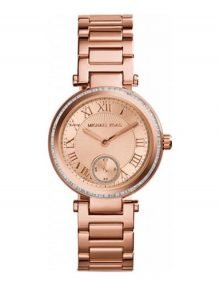 Michael Kors MK5971 Ladies Skylar Rose gold Stainless Steel Bracelet Watch