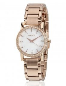 DKNY NY8121 Women's Quartz Watch Lexington 3 Hand with Metal Strap