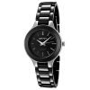 DKNY NY4887 Chambers small ceramic black dial metal bracelet women watch