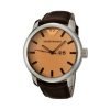 Emporio Armani AR0430 Gentss Black Dial & leather Band Watch