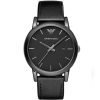 Emporio Armani AR1732 Mens Classic Black Dial Black leather Strap Watch