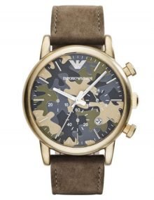 Emporio Armani AR1818 Classic Gents Gold Plated Stainless Steel Watch