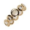 Dolce &f Gabbana DW0730 Ladies Gold Stainless Steel Watch with Silver Dial