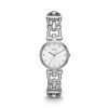 Fossil Olive ES3348 Three Hand Silver Tone Ladies Watch