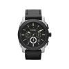 Fossil FS4731 Machine Black leather Men's Watch Chorno $168.95 - designerswatch.Com