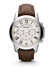 Fossil FS4735 Grant Brown Leather Watch