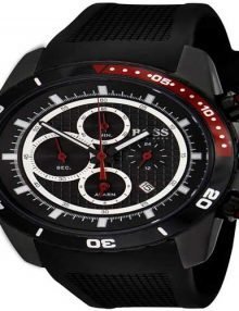Hugo Boss 1512661 Gents Black Rubber Strap Chronograph Watch