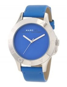 Marc by Marc Jacobs MBM1202 Women's Blade Blue Dial & Leather Band Watch